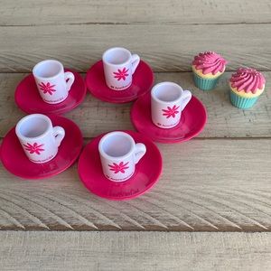 American Girl Cup & Saucer Sets + Cupcakes